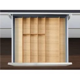 Inserto multifunzione per cassetto LiniQ / Rovere chiaro