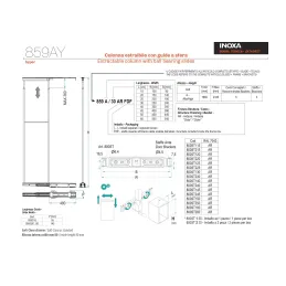 Portavivande INOXA ELLITE 859AY / Titanium