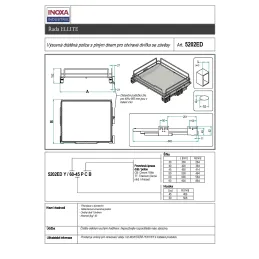 Cestello ad estrazione totale con ammortizzazione INOXA ELLITE 5202EDY / Titanium