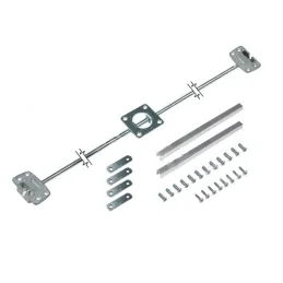 Barra di supporto telescopica antideformazione per porte