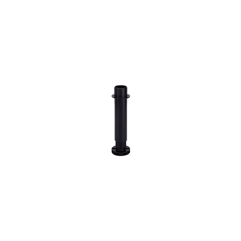 Piedino regolabile in plastica per letto, 190 mm / Nero