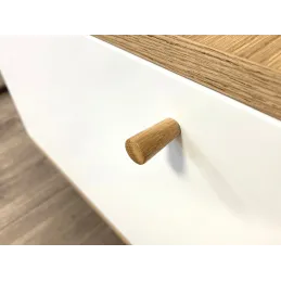 Pomello BERGO / Rovere laccato