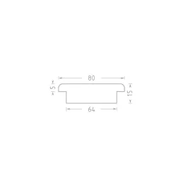 Griglia di ventilazione in legno ALFA / Rovere