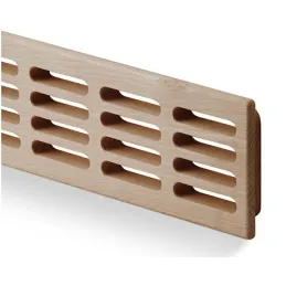 Griglia di ventilazione in legno ALFA / Rovere