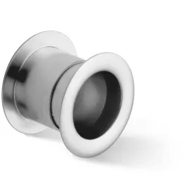 Ventilatore metallico per porta 40 mm / Cromo opaco