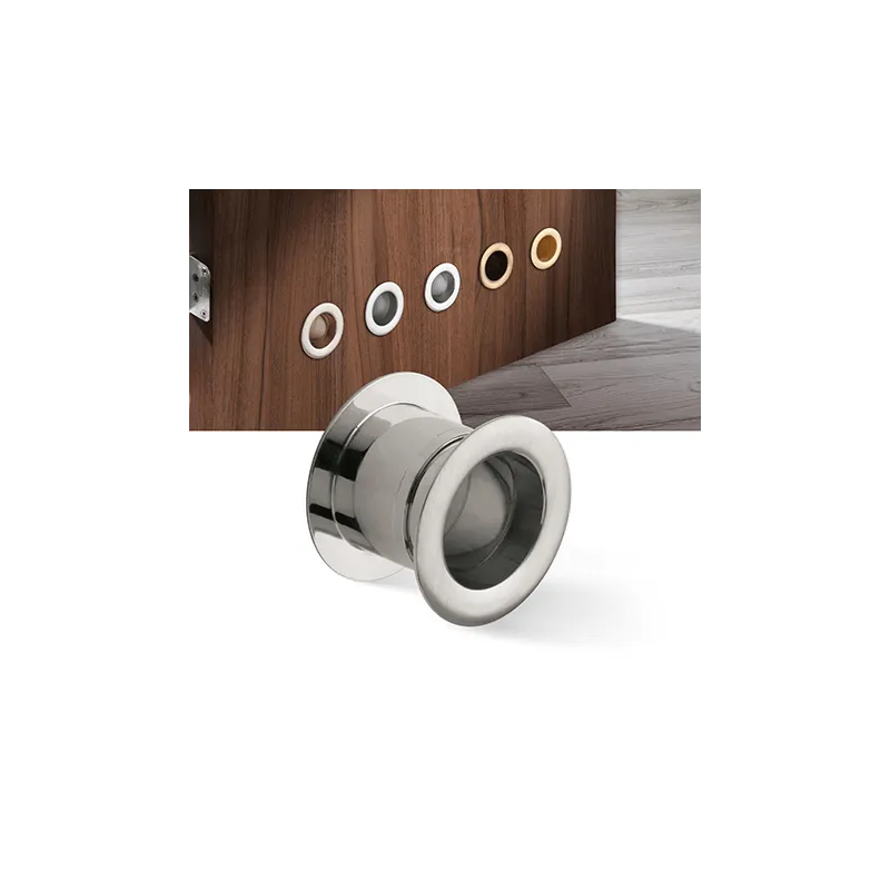 Ventilatore metallico per porta 40 mm / Nichel satinato