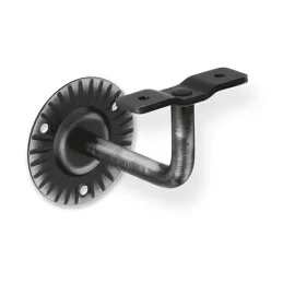 Supporto grande per corrimano / Patina nera
