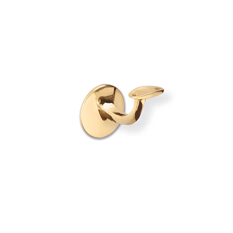 Supporto metallico per corrimano da ringhiera / Oro