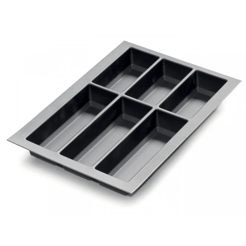 Portaposate STANDARDO con superficie antiscivolo / Nero cristallo