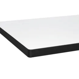 Piano di lavoro compatto FUNDERMAX Bianco / Anima nera
