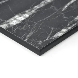 Piano di lavoro compatto Nero Portoro (anima nera) / S63028 CM