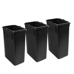 Cestino per rifiuti GALEON 3 x 9L / Acciaio inox