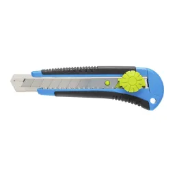 Taglierino a spezzare da 18 mm con rotella e blocco di sicurezza