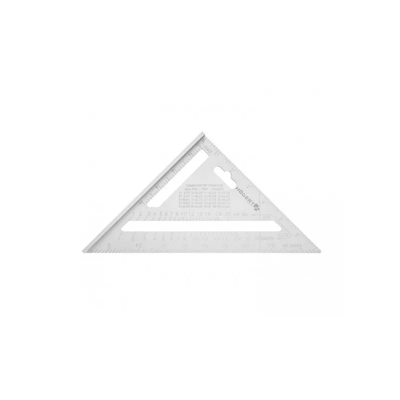 Squadra da carpentiere triangolare 185 mm HOGERT HT4M216