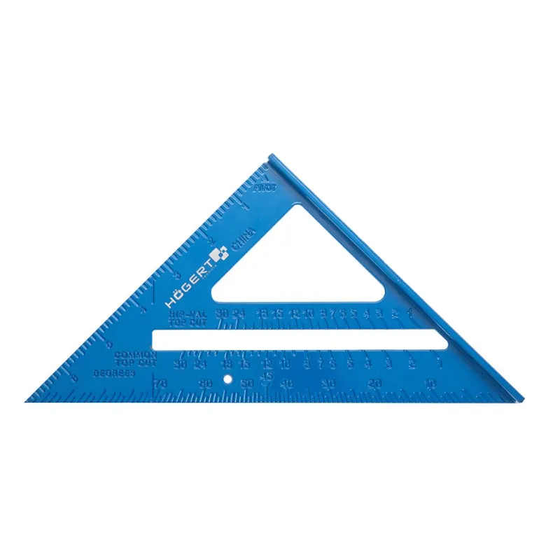 Squadra da carpentiere triangolare 180 mm HOGERT HT4M215