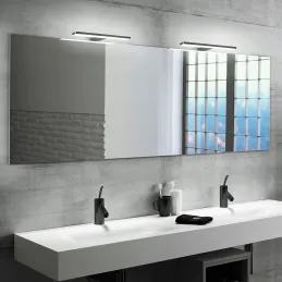 Lampada LED da bagno LEON / Nero opaco