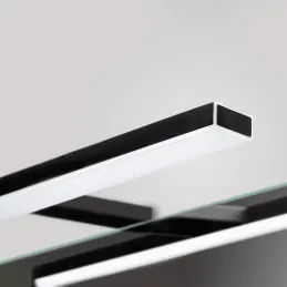 Lampada LED da bagno LEON / Nero opaco