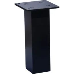 Piedino per mobili AMARETO 60 mm / Nero opaco