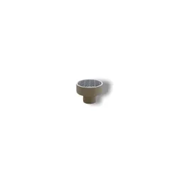 Pomello in legno ARSIA / Bianco – motivo abete grigio