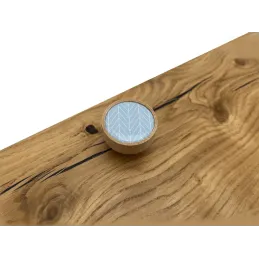 Pomello in legno ARSIA / Faggio - blu