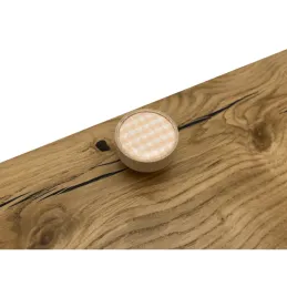 Pomello in legno ARSIA / Faggio - triangoli arancioni