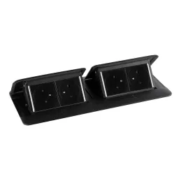 Presa elettrica a scomparsa POP-UP doppia 4x230V / Nero opaco