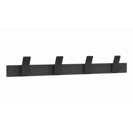 Appendiabiti da parete AVALION XL / Nero opaco