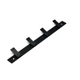Appendiabiti da parete AVALION XL / Nero opaco