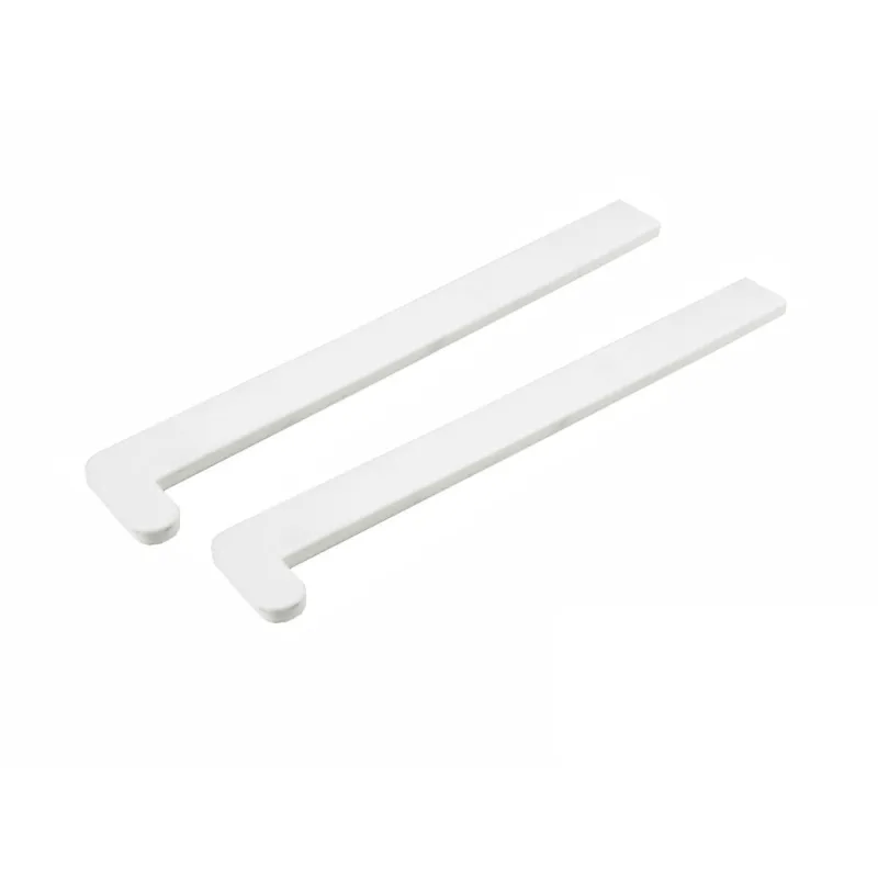 Set di terminali per davanzali in PVC – coppia / Bianco