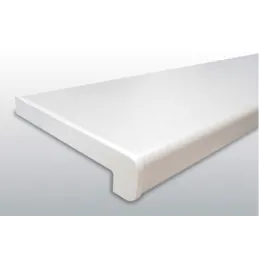 Set di terminali per davanzali in PVC – coppia / Bianco