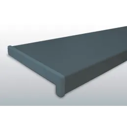 Set di terminali per davanzali in PVC - coppia / antracite