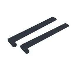 Set di terminali per davanzali in PVC - coppia / antracite