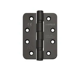 Cerniera articolata per porte interne senza battuta / Acciaio inox nero