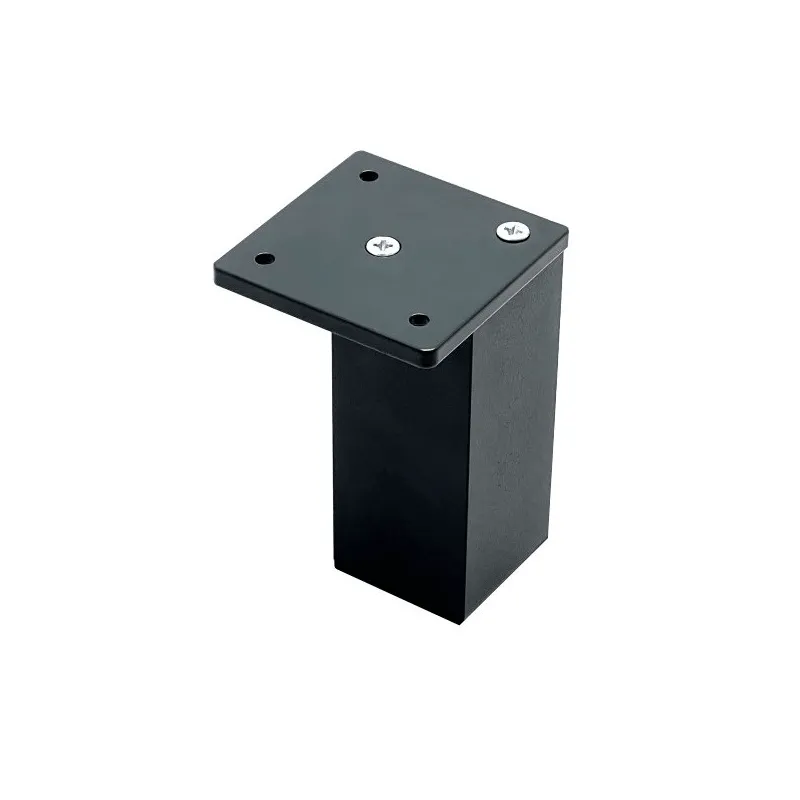 Piedino per mobile QUAD / Nero opaco