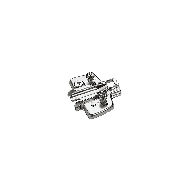 Piastrina per cerniere con eccentrico 3D e viti Euro HETTICH CLIP