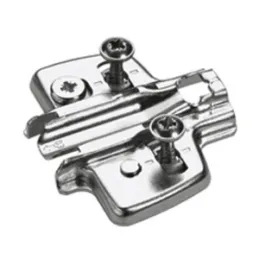 Piastrina per cerniere con eccentrico 3D e tasselli HETTICH CLIP