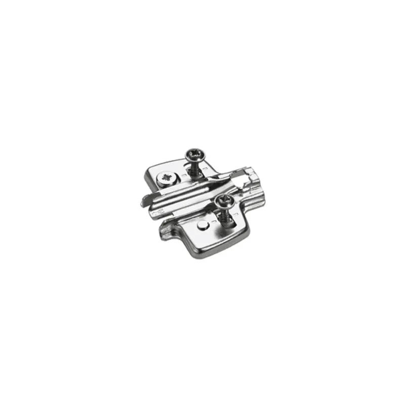Piastrina per cerniere con eccentrico 3D e tasselli HETTICH CLIP