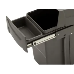 Pattumiera estraibile con vaschetta U30 20L / Grigio