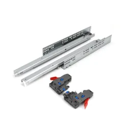 Cassetto ad estrazione totale nascosta LEVEL SLIDE WOOD con ammortizzazione e staffe / 35 kg