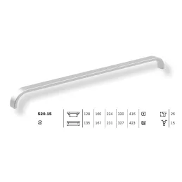 Maniglia LESSIA / Acciaio inox