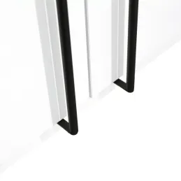 Maniglia per armadio IRIS / Acciaio inox nero