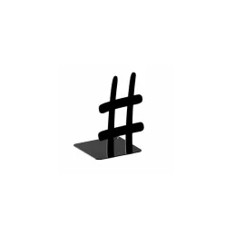 Supporto per libri HASTAG / Nero opaco