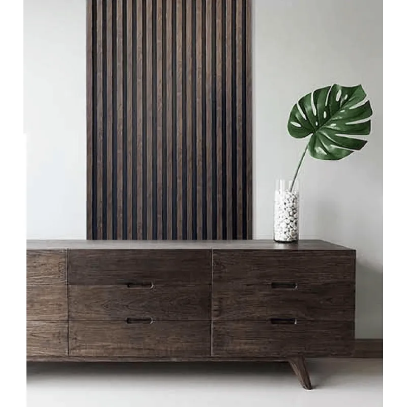 Profilo decorativo a lamelle VASCO / Noce Scuro