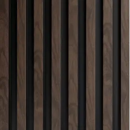 Profilo decorativo a lamelle VASCO / Noce Scuro
