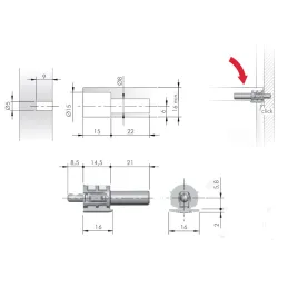 Reggimensola KINTAI - 100 pz / Bianco
