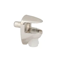 Supporto per ripiano in vetro GEON 5-6 mm / Nichel - 10 pz.
