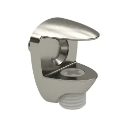 Supporto per ripiano in vetro GEON 8-10 mm / Nichel - 10 pezzi