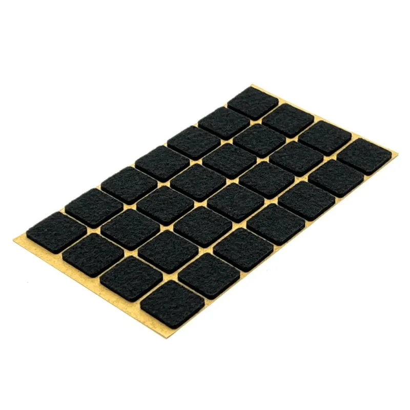 Felpino adesivo 20x20 / Nero - foglio