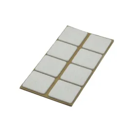 Feltrino adesivo 38x38 mm / Bianco – quadrato