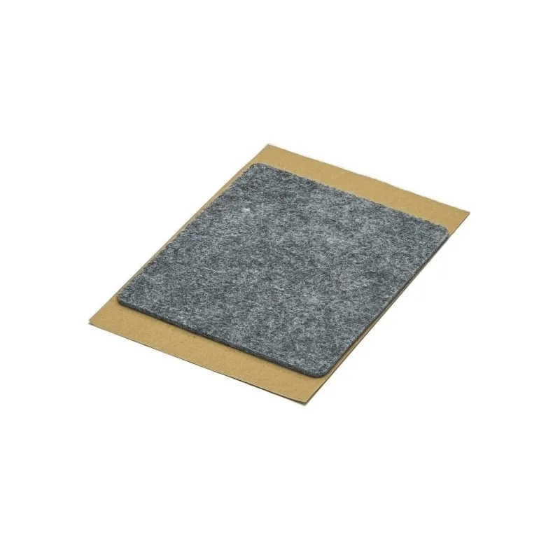 Tampone in feltro adesivo 120x100 mm / Grigio